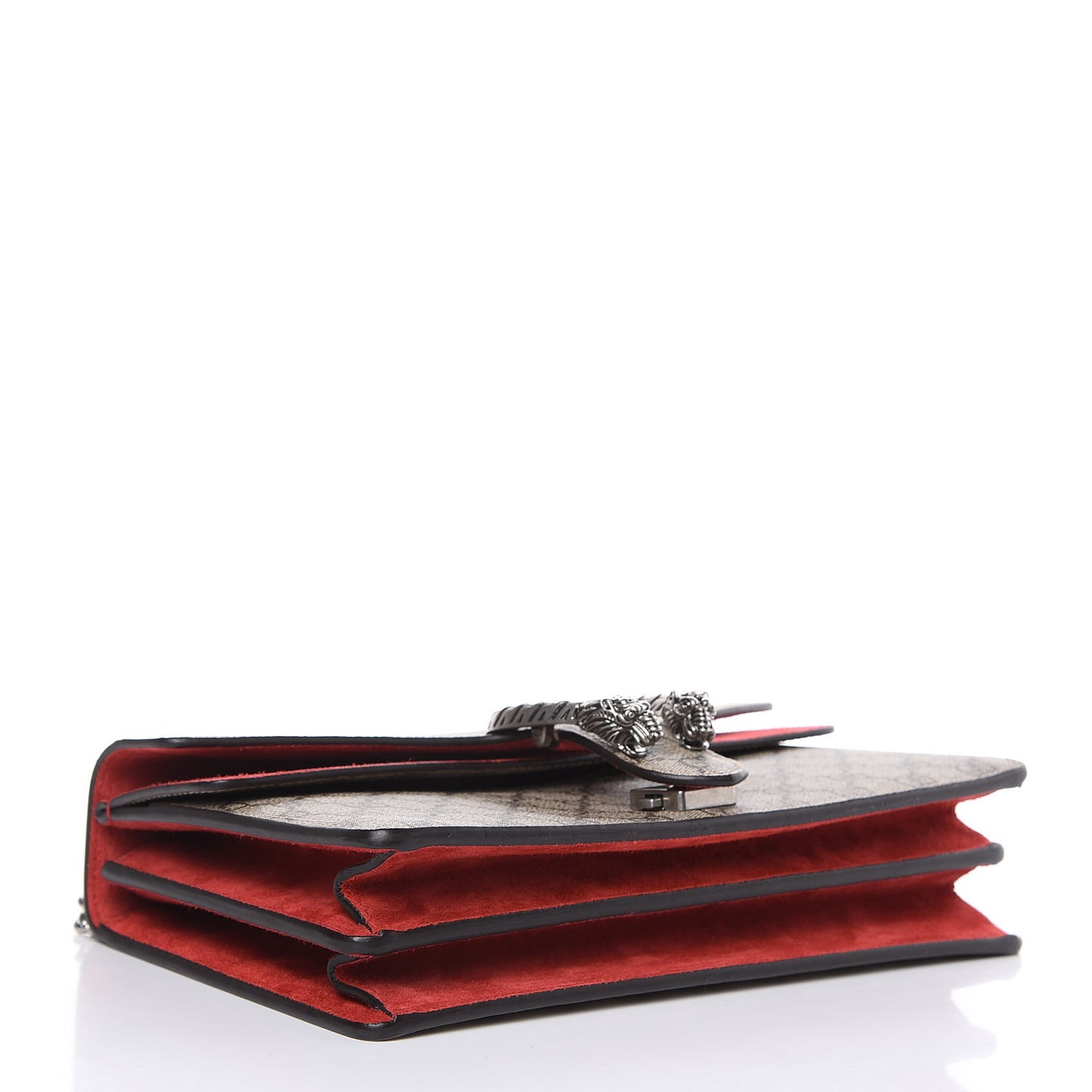 GG Supreme Monogram Small Dionysus Shoulder Bag Red