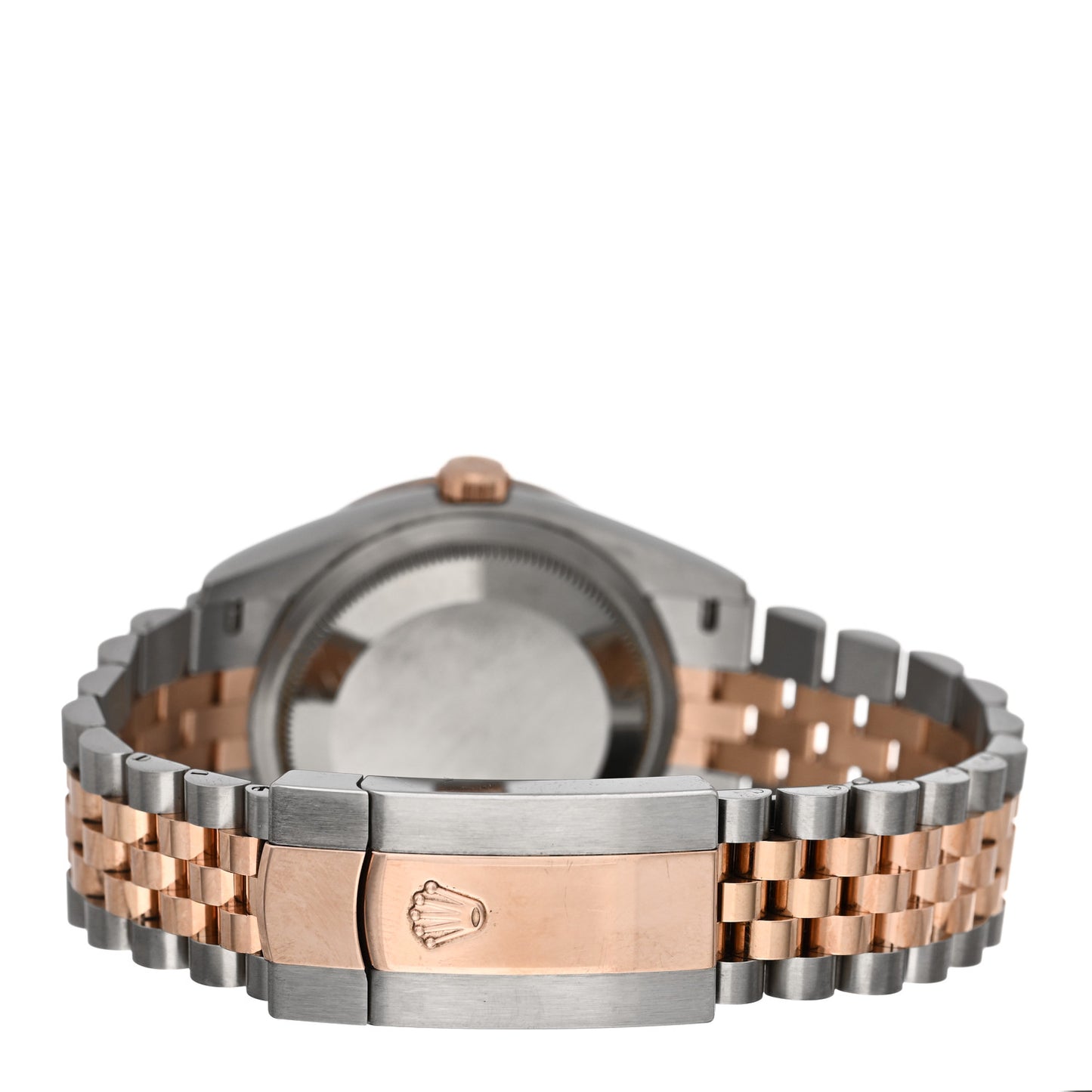 Stainless Steel 18K Everose Gold Diamond 36mm Oyster Perpetual Datejust Watch Rhodium Roman 126281RBR