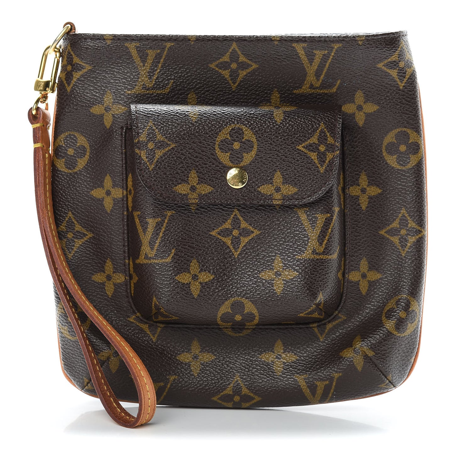Monogram Partition Wristlet