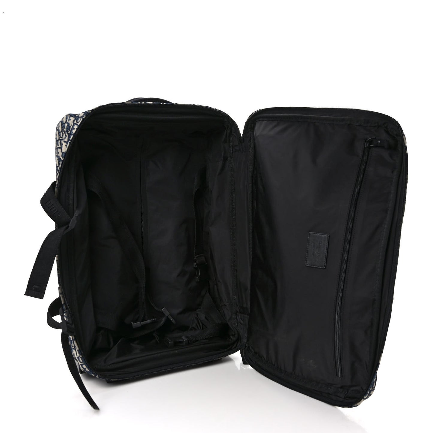 Oblique Small Diortravel Suitcase Blue