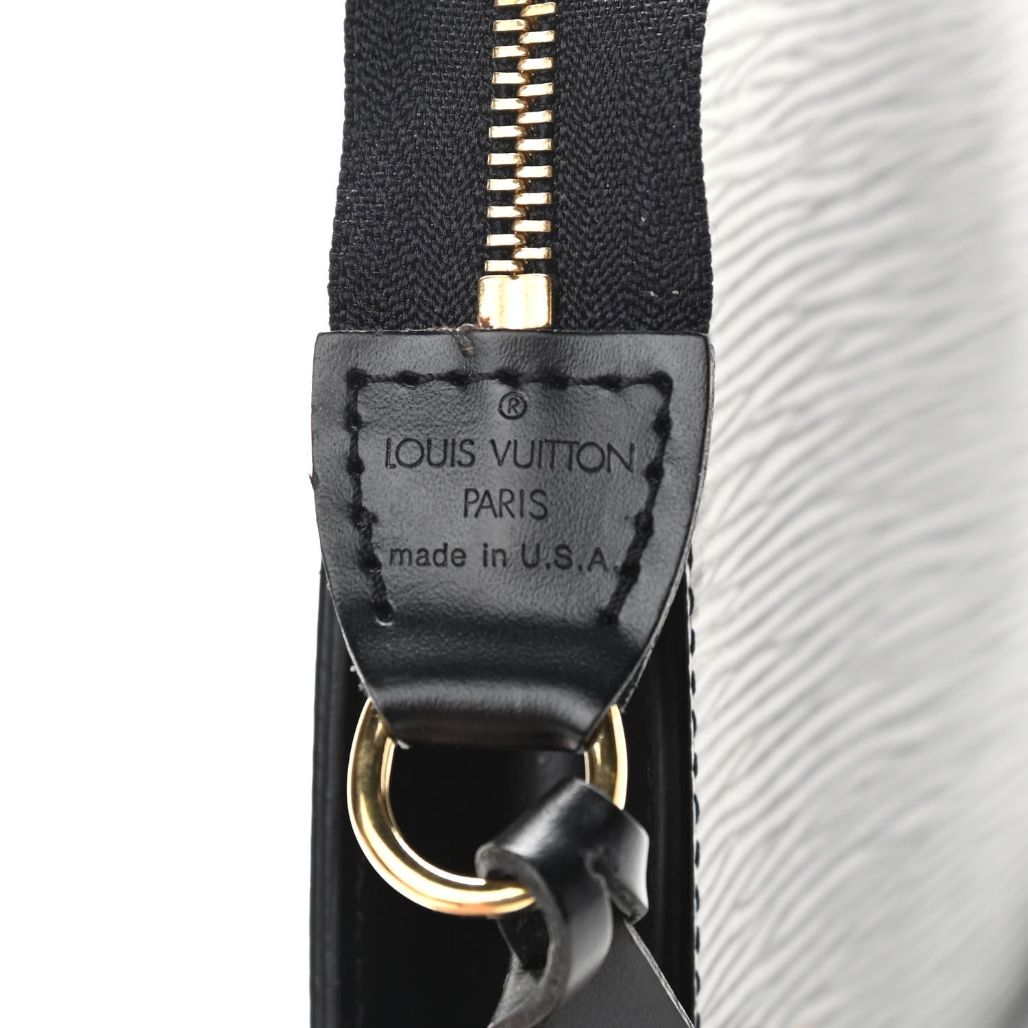 Louis Vuitton Epi Pochette Accessories 24 Black 6 of 10