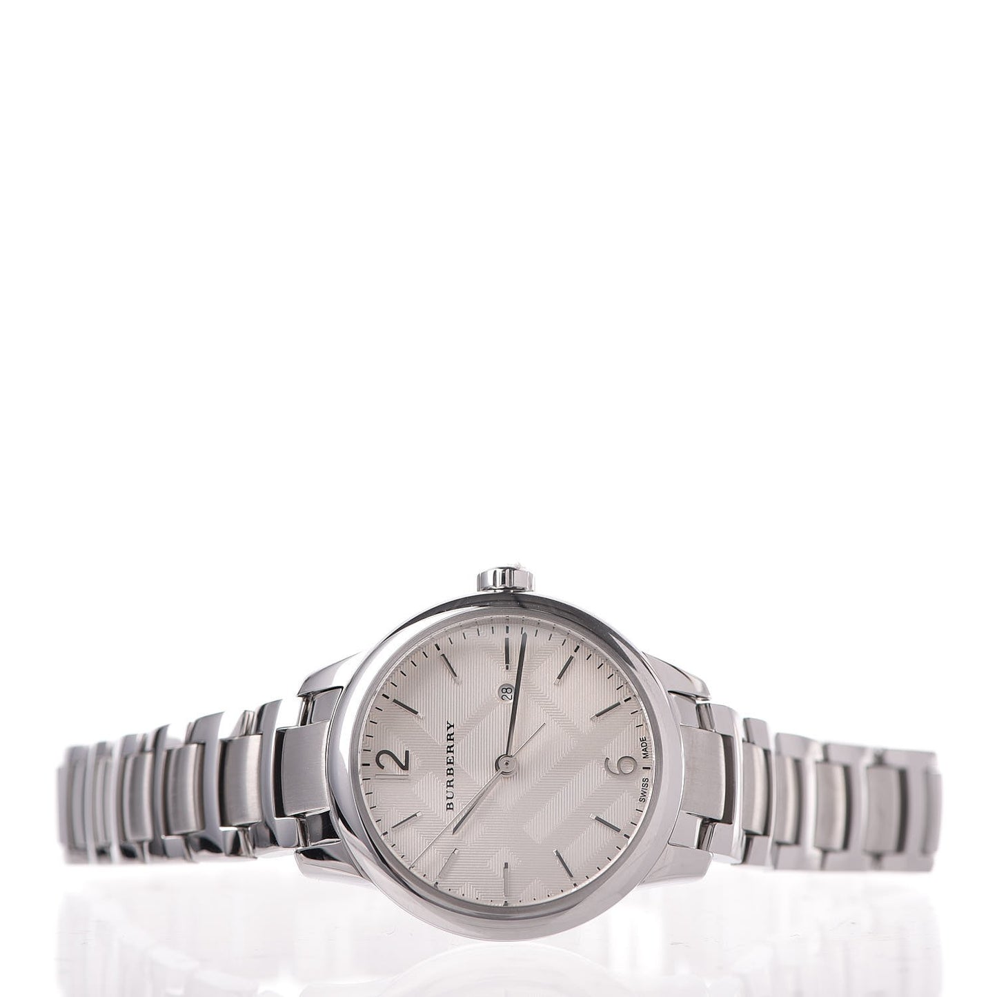 Stainless Steel 32mm Classic Round Quartz Watch BU10108