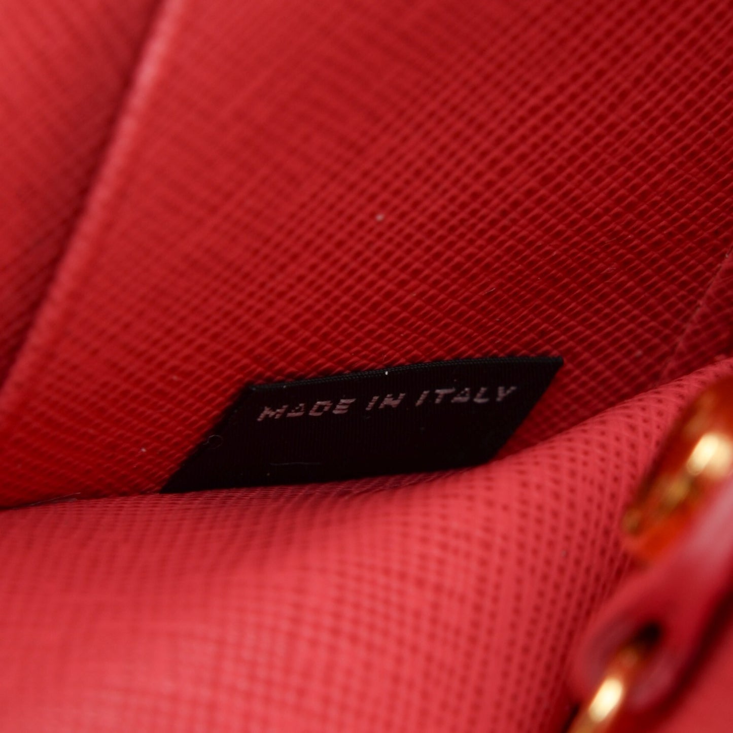 Saffiano Bi-Color Phenix Flap Over Wallet Fragola Talco