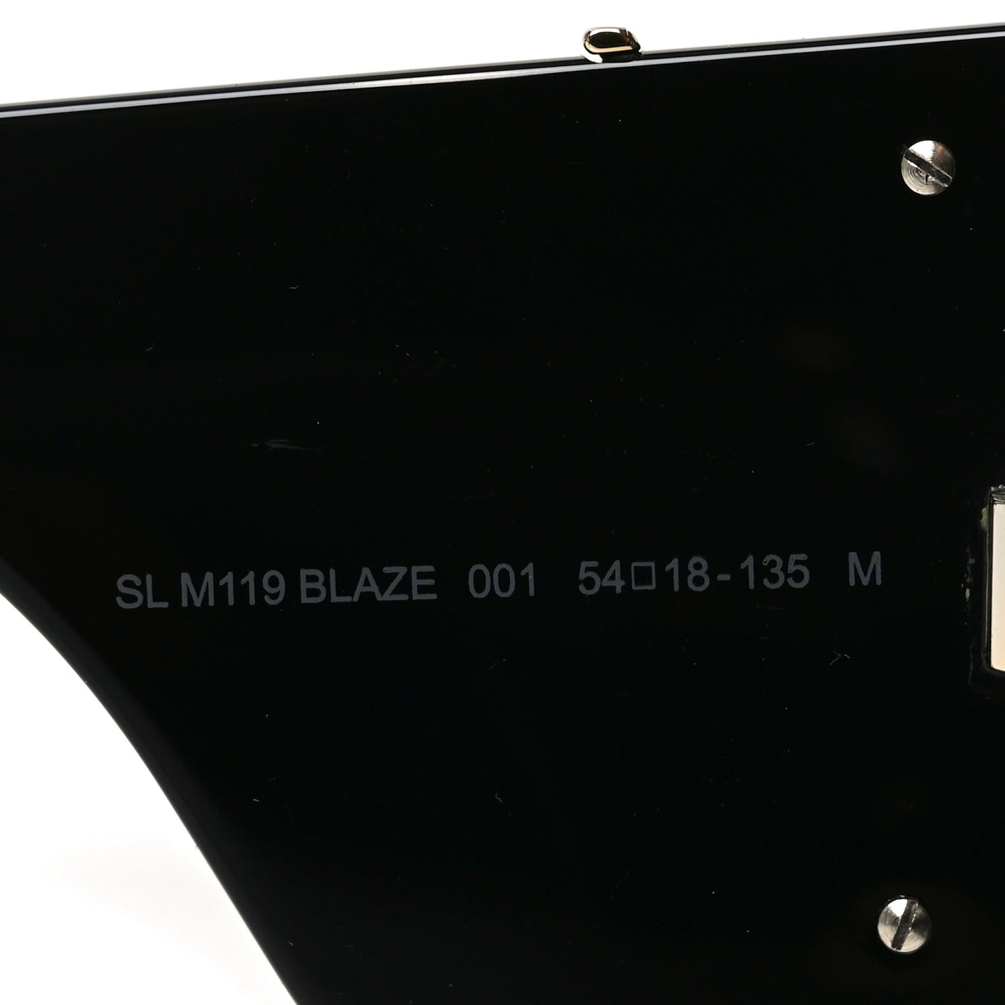 Acetate Blaze Sunglasses SL M119 Black
