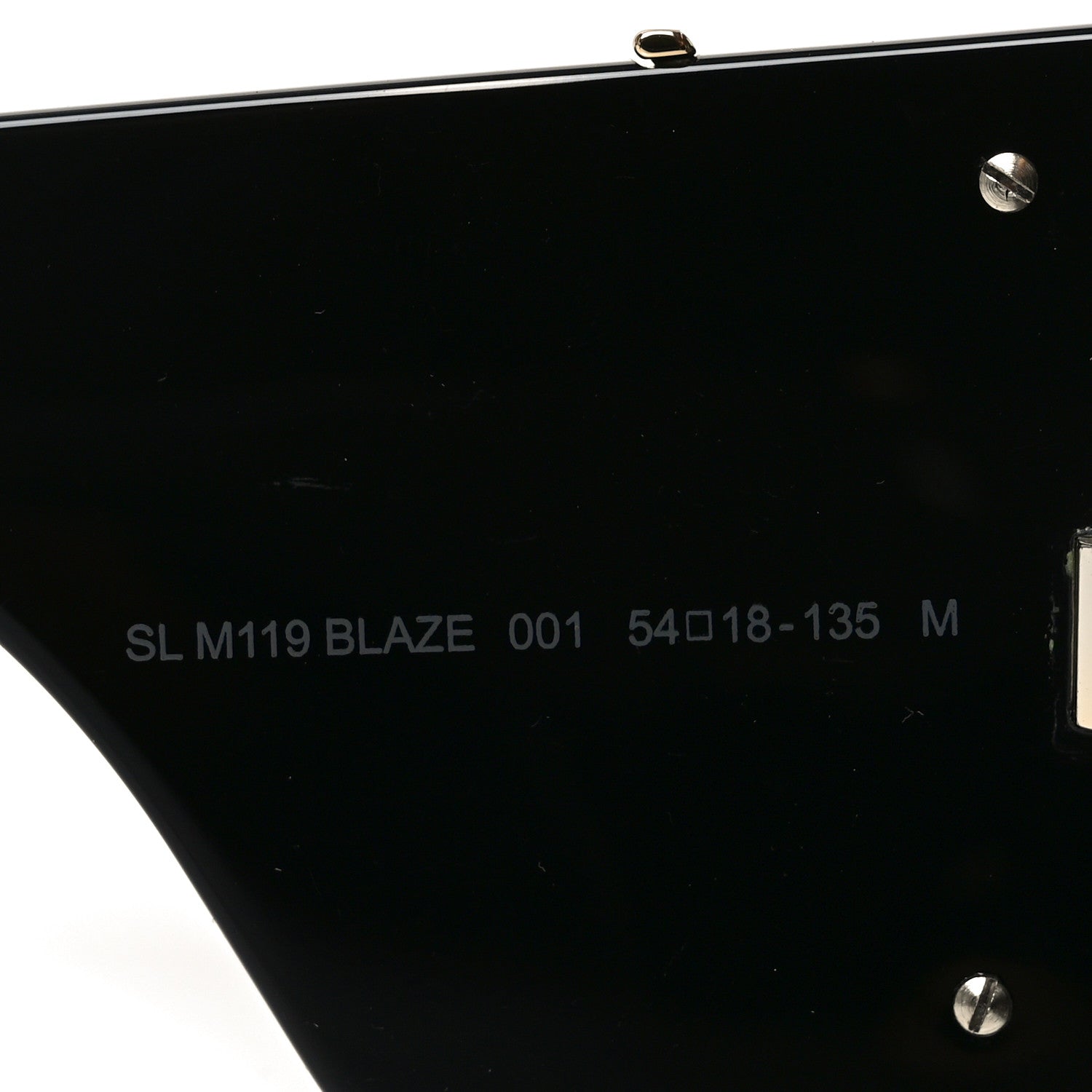 Saint Laurent Acetate Blaze Sunglasses SL M119 Black 7 of 8