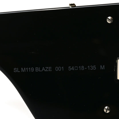 Saint Laurent Acetate Blaze Sunglasses SL M119 Black 7 of 8