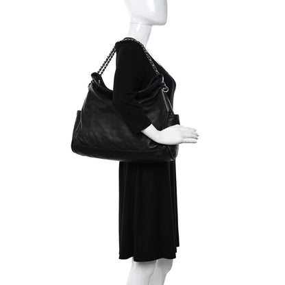Chanel Lambskin Large Ultimate Soft Tote Black 2 of 9