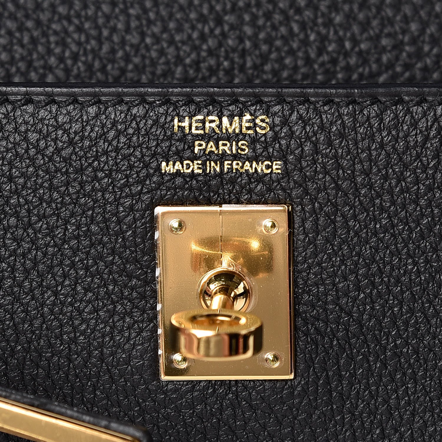 Hermes Togo Kelly Retourne 25 Black 6 of 34