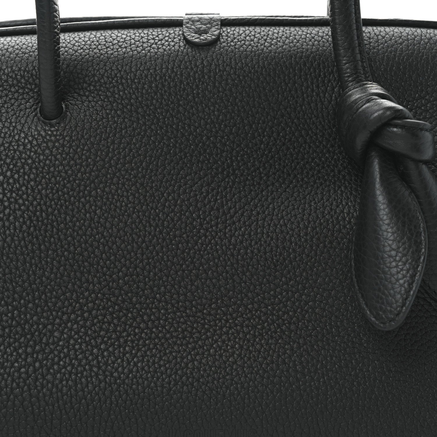 Jacquemus Grained Calfskin The Turismo Soft Bowling Black 7 of 9