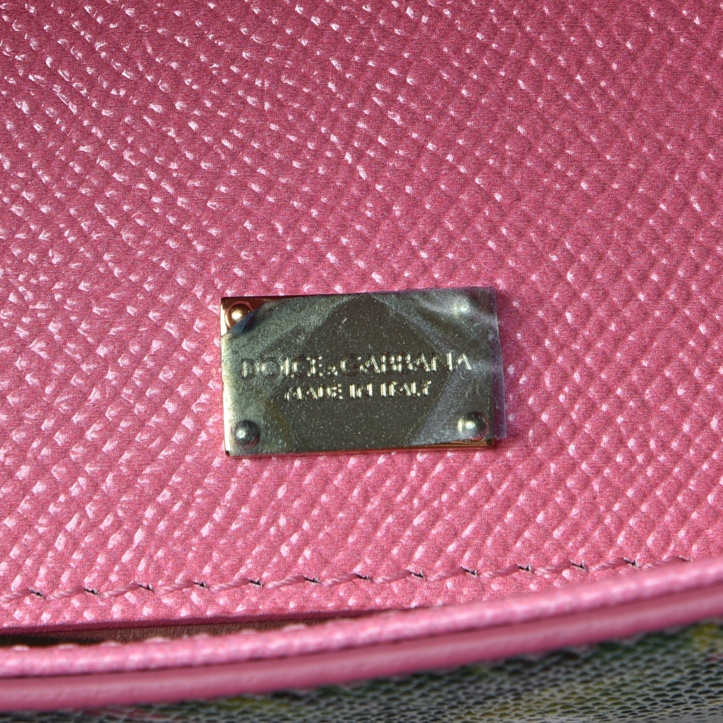 Dauphine Pineapple Print Medium Miss Sicily Satchel Rosa