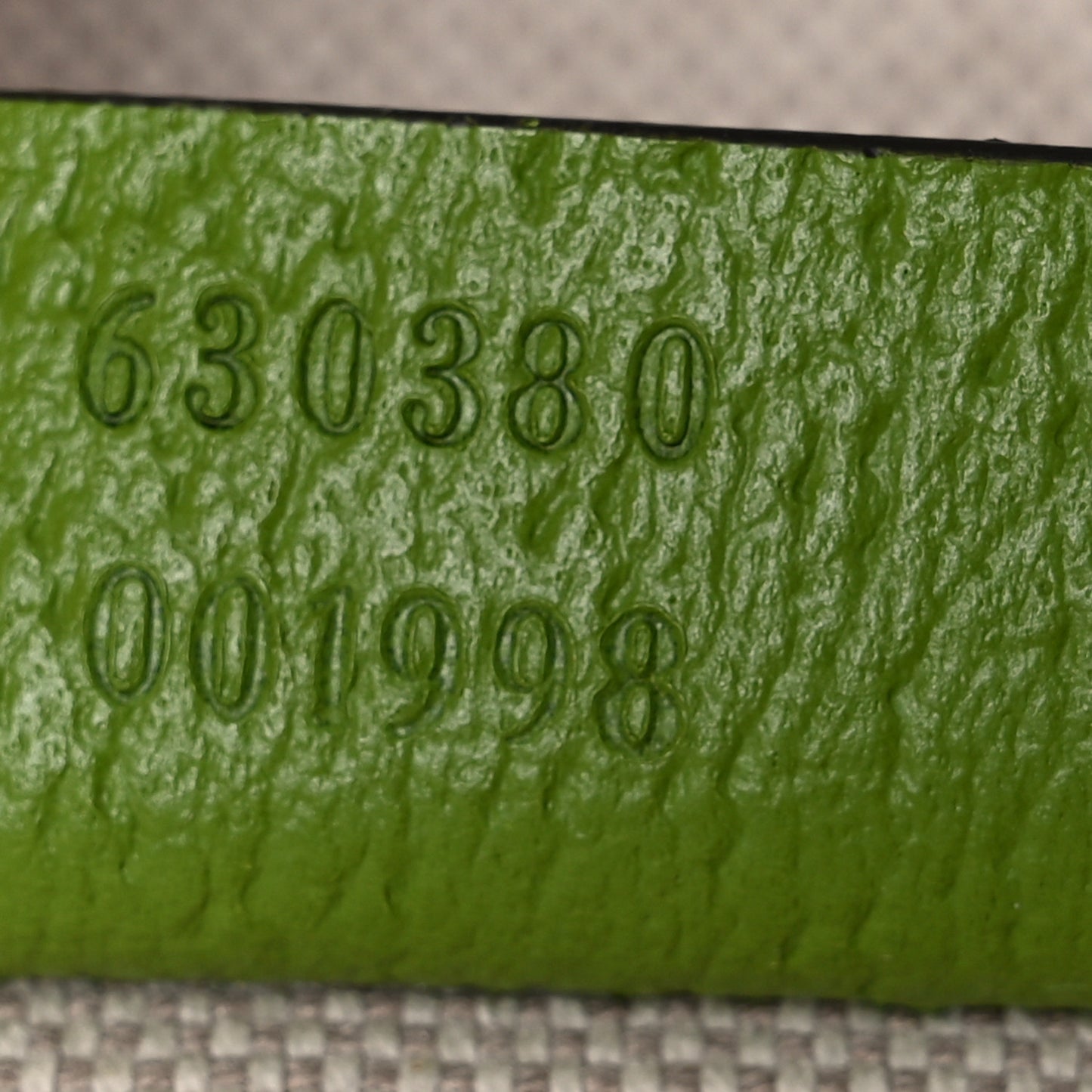 Fabric Embroidered Square G Forte Dei Marmi Striped Tote Bag Green Yellow