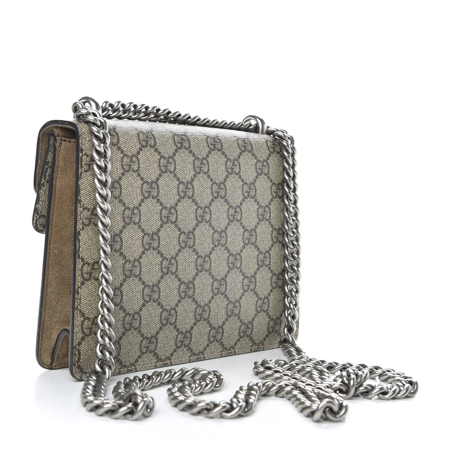 Gucci GG Supreme Monogram Mini Dionysus Shoulder Bag Taupe 3 of 9