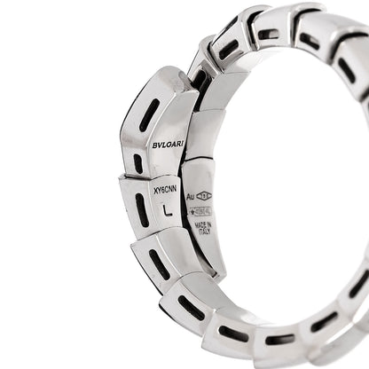 Bulgari 18K White Gold Serpenti Viper Ring L 4 of 5