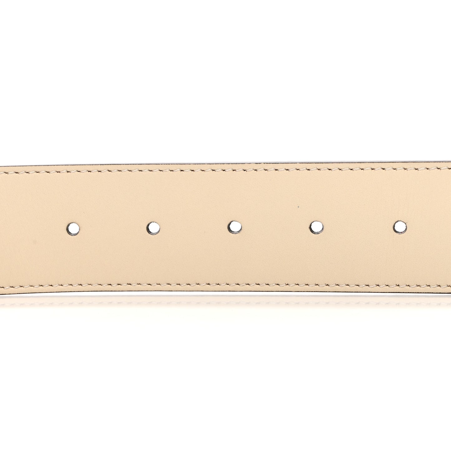 Calfskin Double G 40mm Belt 85 34 Mystic White