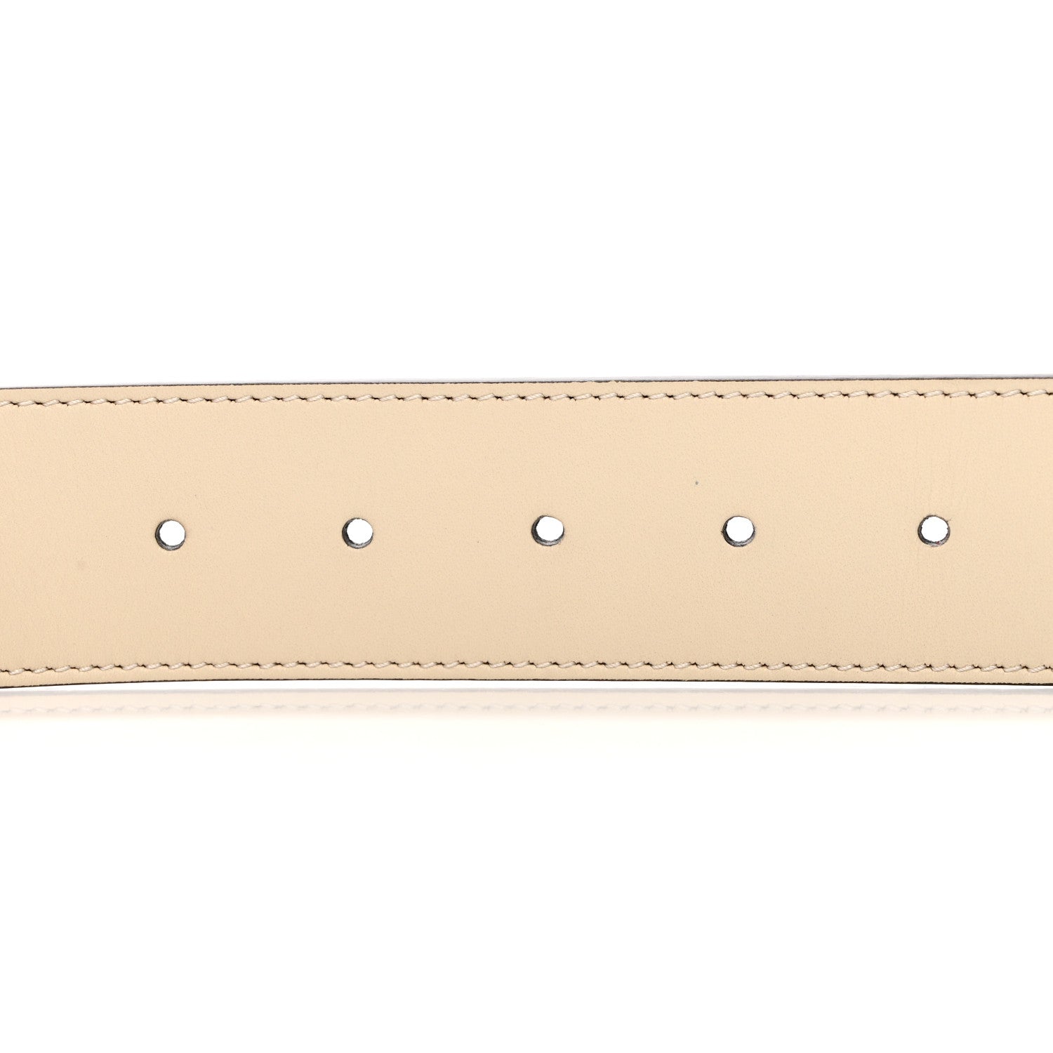 Gucci Calfskin Double G 40mm Belt 85 34 Mystic White 4 of 6