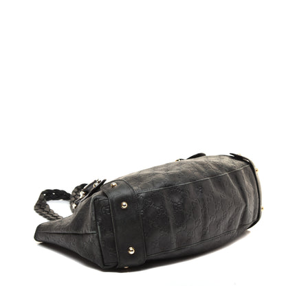 Gucci Guccissima Small Pelham Shoulder Bag Black 4 of 9