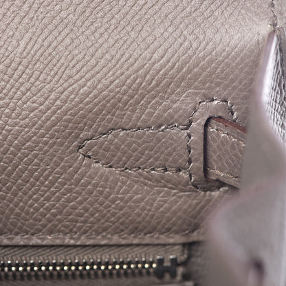 Hermes Epsom Kelly Sellier 25 Etain 15 of 40