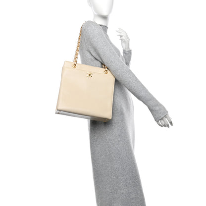 Chanel Caviar Shopping Tote Beige 2 of 16