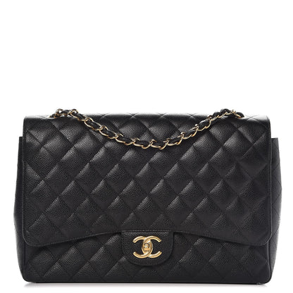 Chanel Caviar Quilted Maxi Double Flap Black 1 of 10