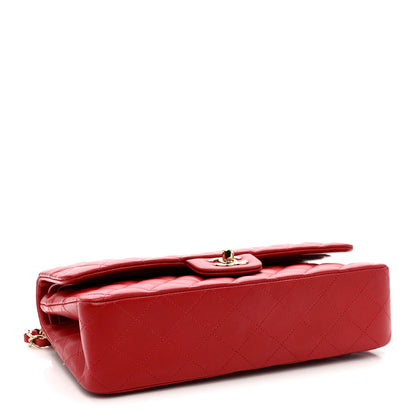 Chanel Lambskin Quilted Medium Double Flap Red 4 of 14