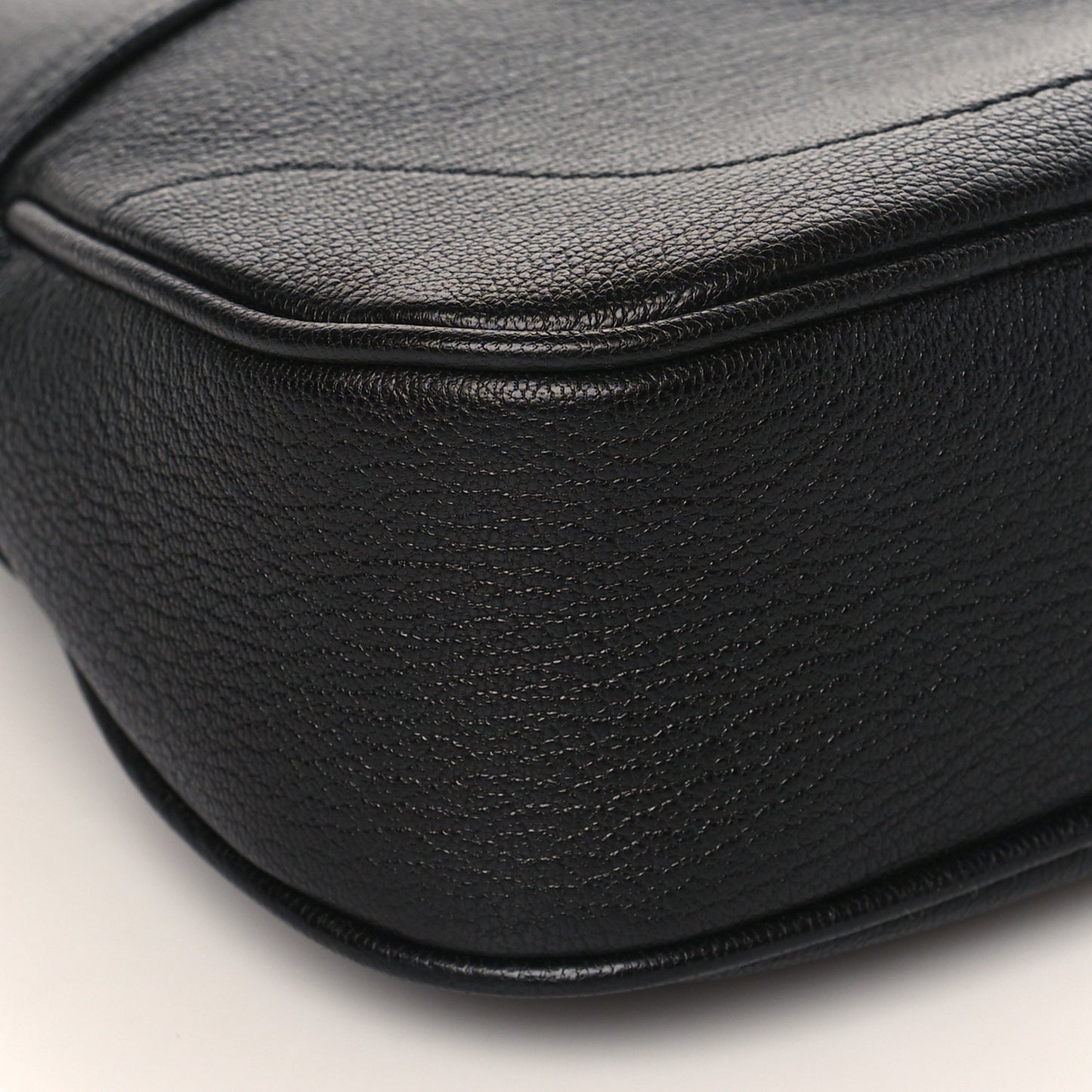 Goatskin Small Aphrodite Shoulder Bag Black