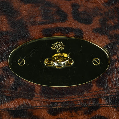 Mulberry Shiny Leopard Oversized Alexa Dark Oak 10 of 13