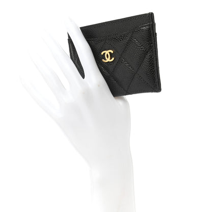 Chanel Caviar Quilted Card Holder Black 2 of 8