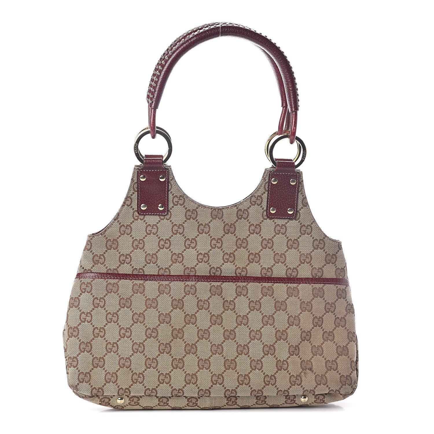 Gucci GUCCIMonogramShoulderBagRed 1 of 9