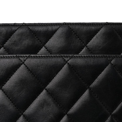 Chanel Lambskin Quilted Shopping Tote Black 8 of 10