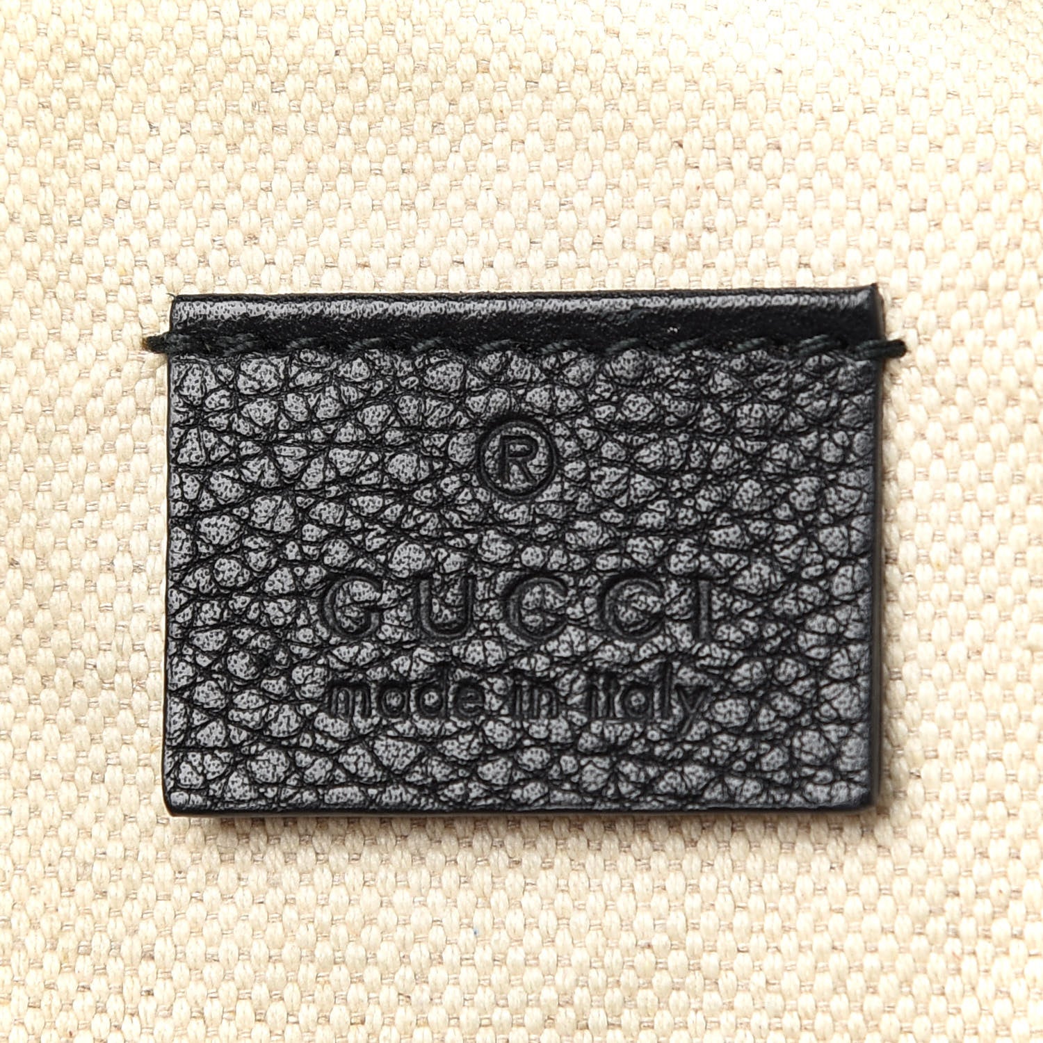 Gucci Grained Calfskin Logo Belt Bag Black 6 of 9