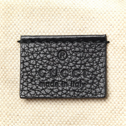 Gucci Grained Calfskin Logo Belt Bag Black 6 of 9