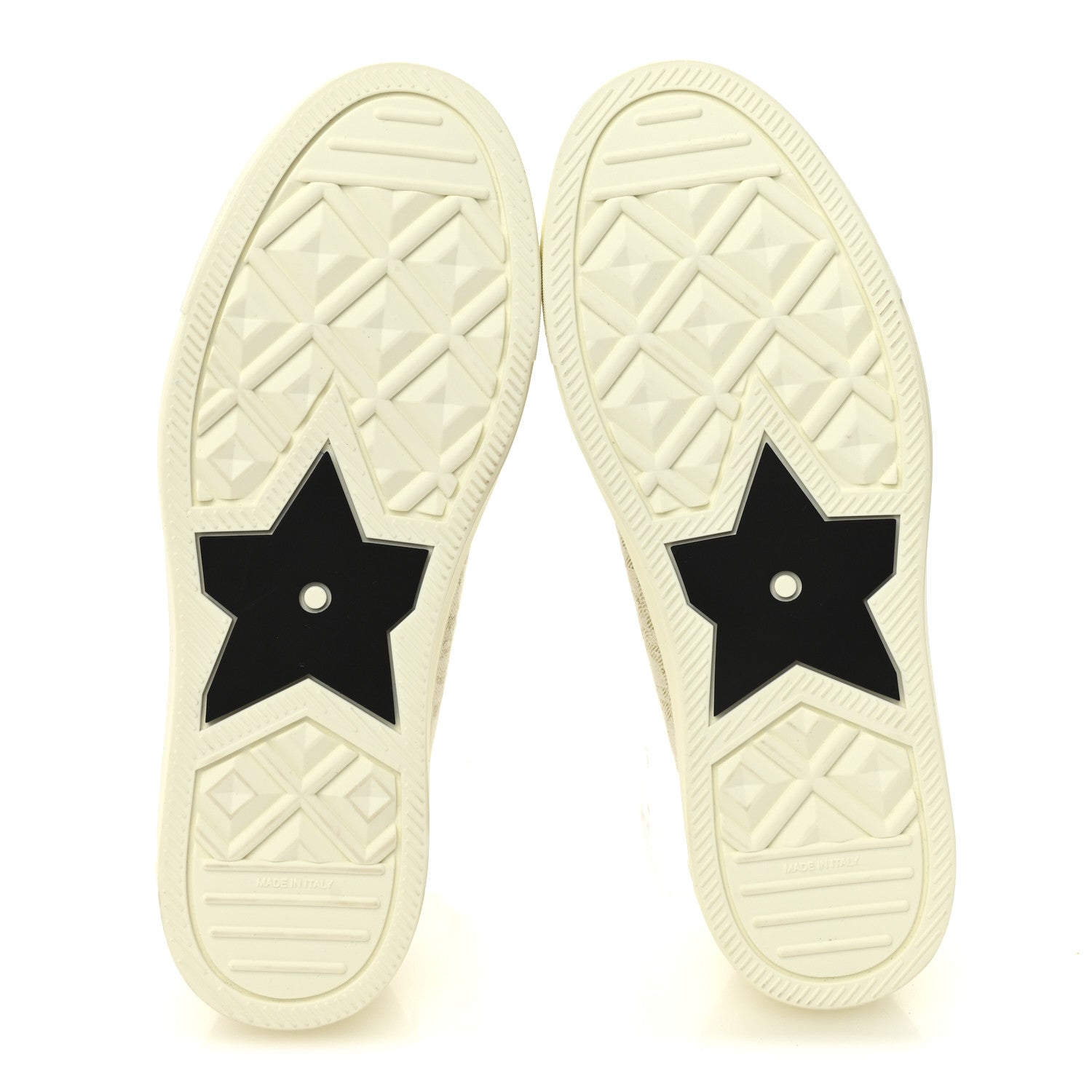 Christian Dior Canvas Oblique Walk'N'Dior Low Top Sneakers 37 Pale Gold 6 of 9