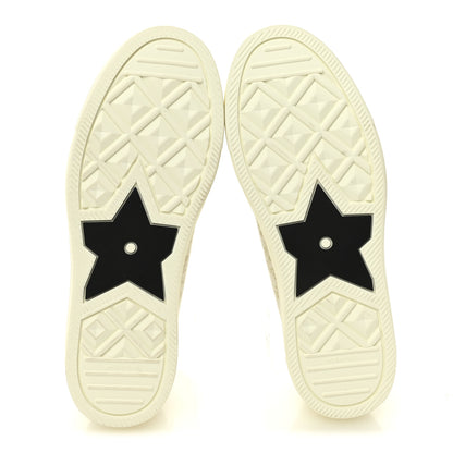 Christian Dior Canvas Oblique Walk'N'Dior Low Top Sneakers 37 Pale Gold 6 of 9