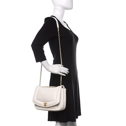 Chanel Lambskin Medium Simply Flap White 2 of 10