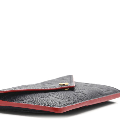 Louis Vuitton Empreinte Recto Verso Card Holder Marine Rouge 7 of 8