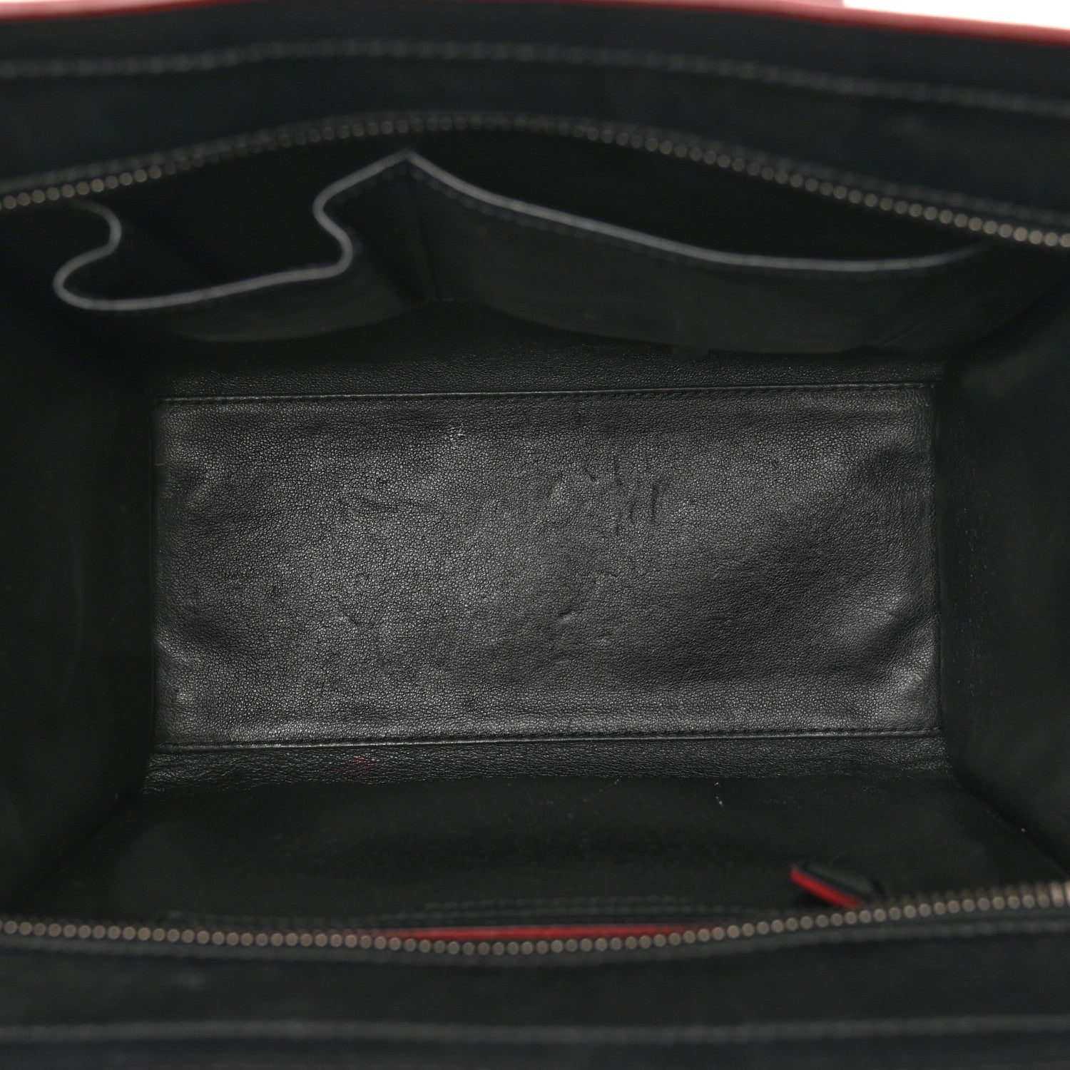 Celine Smooth Calfskin Micro Luggage Black 6 of 11