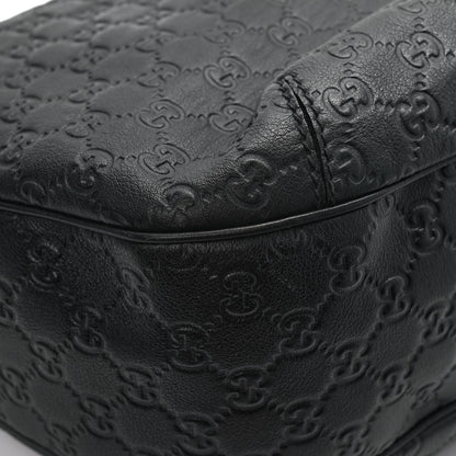 Gucci Guccissima Large New Ladies Web Hobo Black 10 of 13