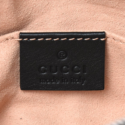 Gucci Calfskin Matelasse GG Marmont Belt Bag 75 30 Black 8 of 9