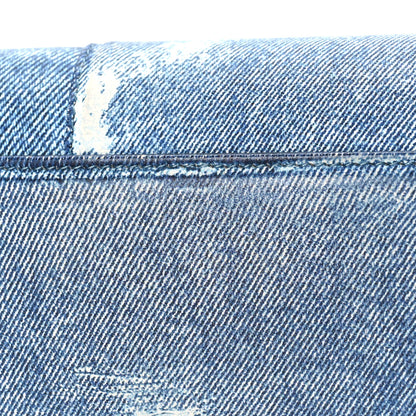Balenciaga Nappa Denim Printed Hourglass Chain Bag Denim Blue 9 of 11