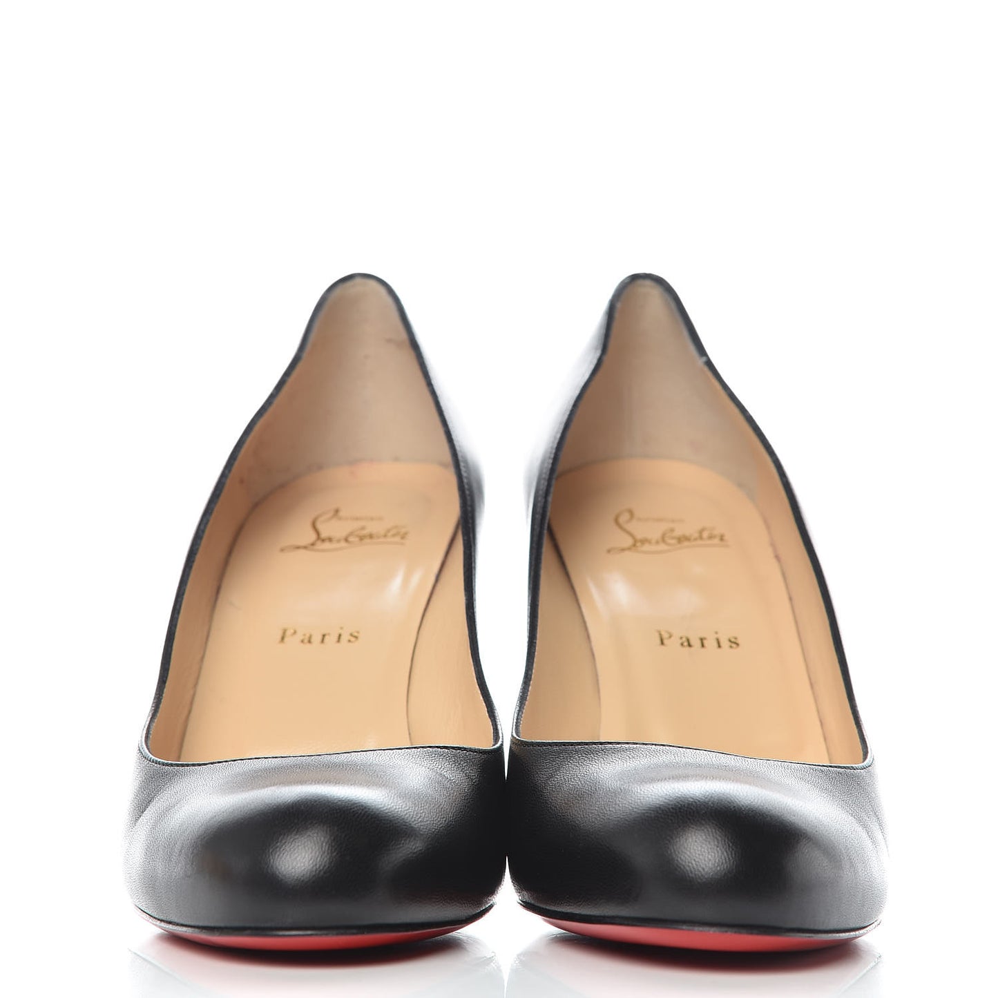 Shiny Nappa Simple 85 Pumps 40 Black