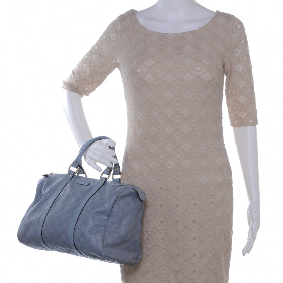 Guccissima Medium Joy Boston Light Blue
