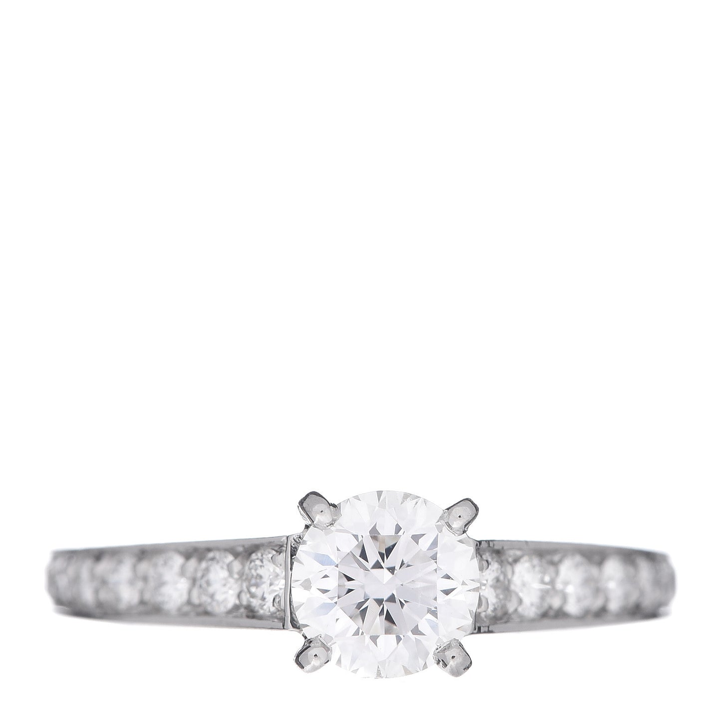 Platinum Diamond .60ct 1895 Solitaire Engagement Ring 49 4.75