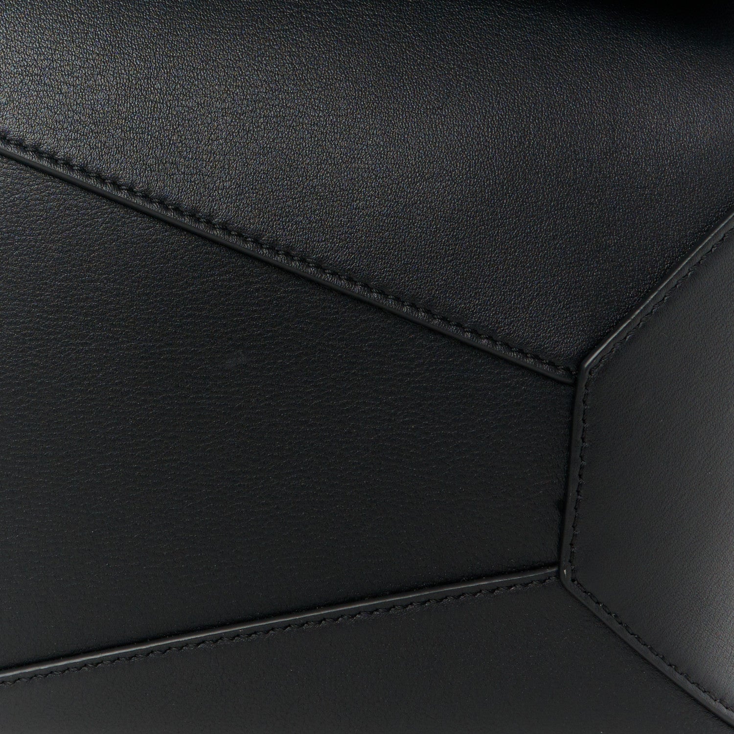 Loewe Calfskin Medium Puzzle Edge Bag Black 8 of 10