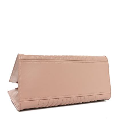 Prada Soft Calfskin Impunture Diagramme Tote Cipria 4 of 9