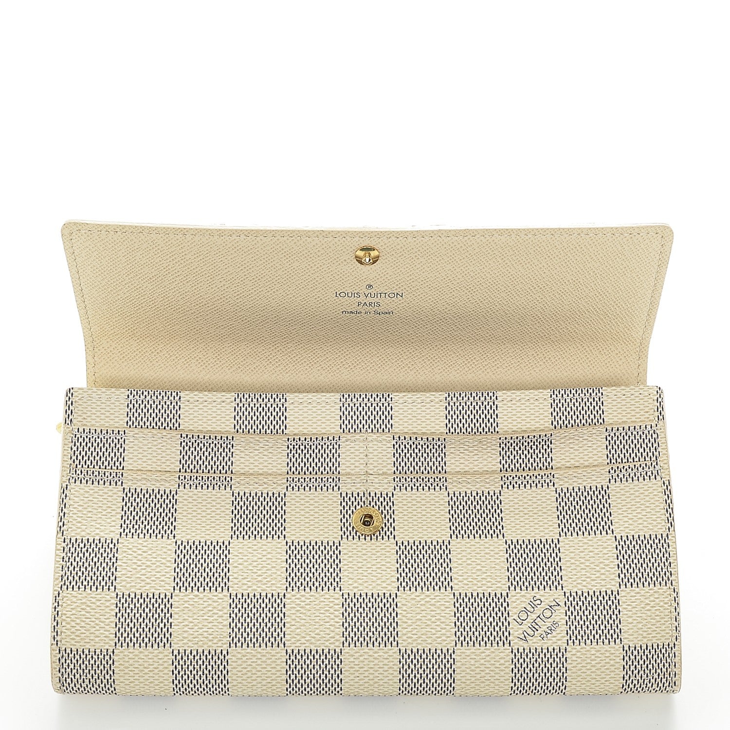 Louis Vuitton Damier Azur Sarah Wallet 6 of 7