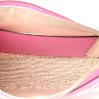 Gucci X PALACE GG Supreme Monogram Palace Textured Dollar Calfskin Shoulder Bag Pink Pale Rose Palace 5 of 11
