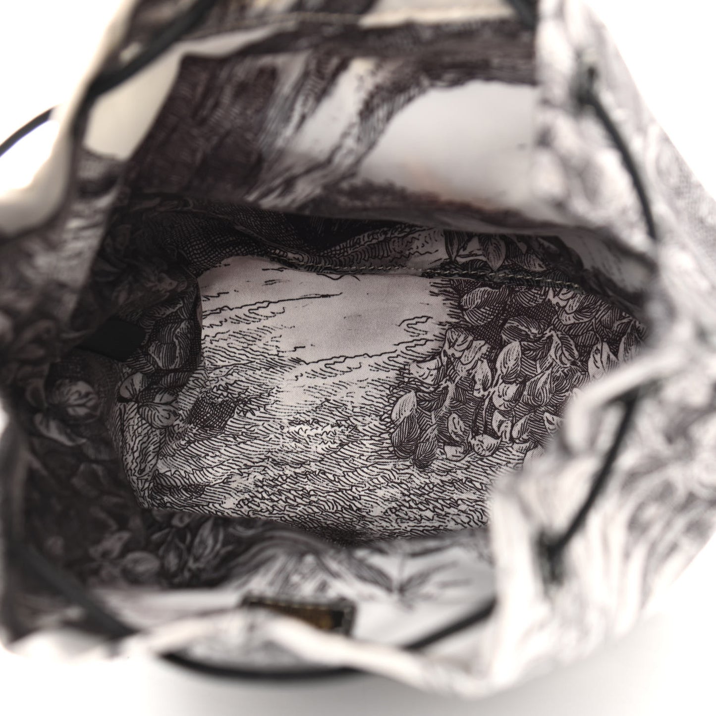 Nylon Deer Print Drawstring Bucket Bag Multicolor