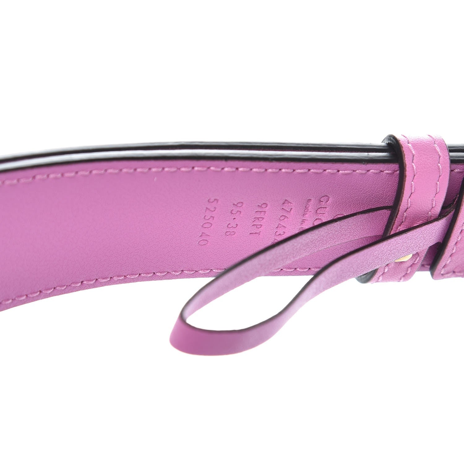Gucci Velvet Matelasse Marquise Crystals GG Marmont Belt Bag 95 38 Malva 8 of 8