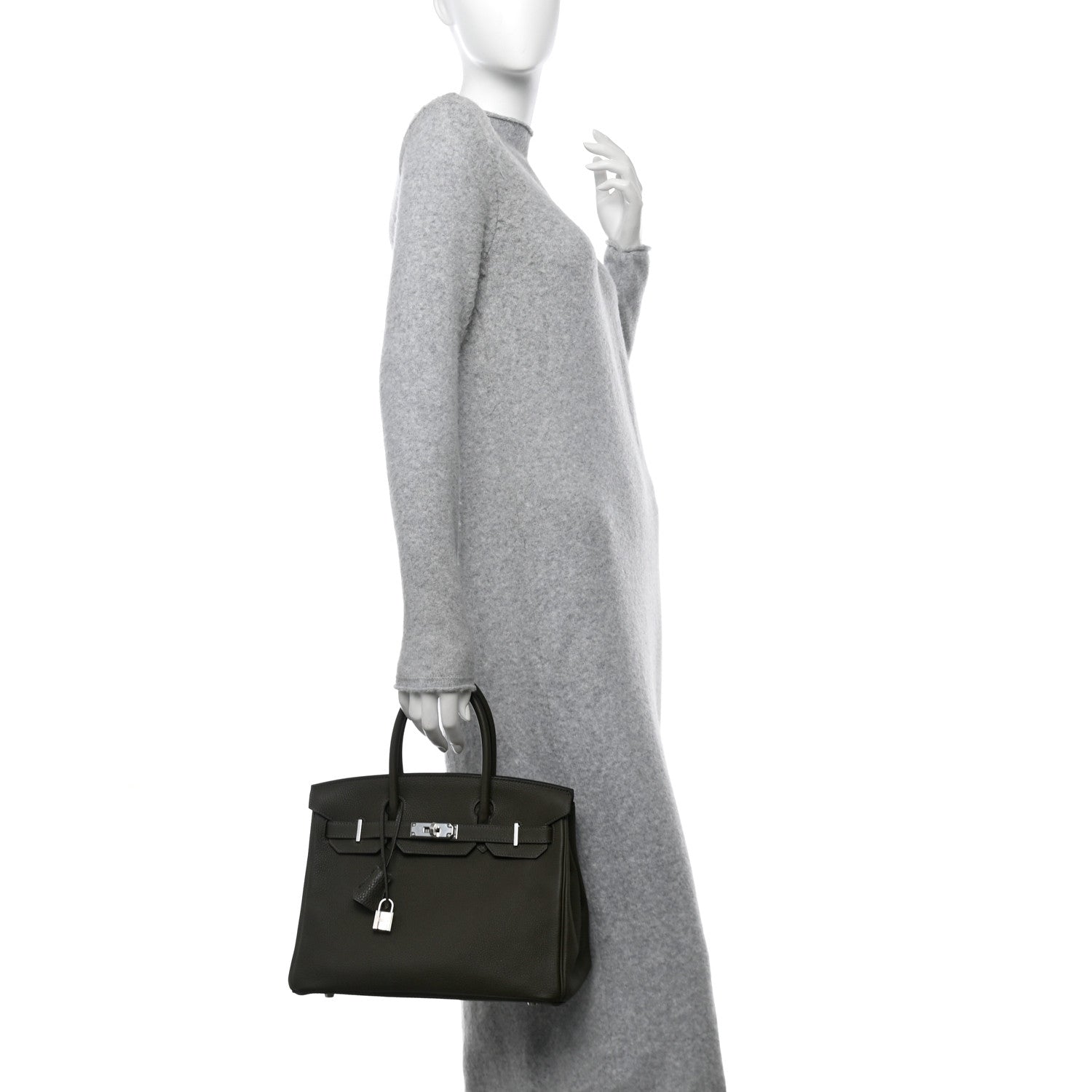 Hermes Togo Birkin 30 Vert De Gris 3 of 11