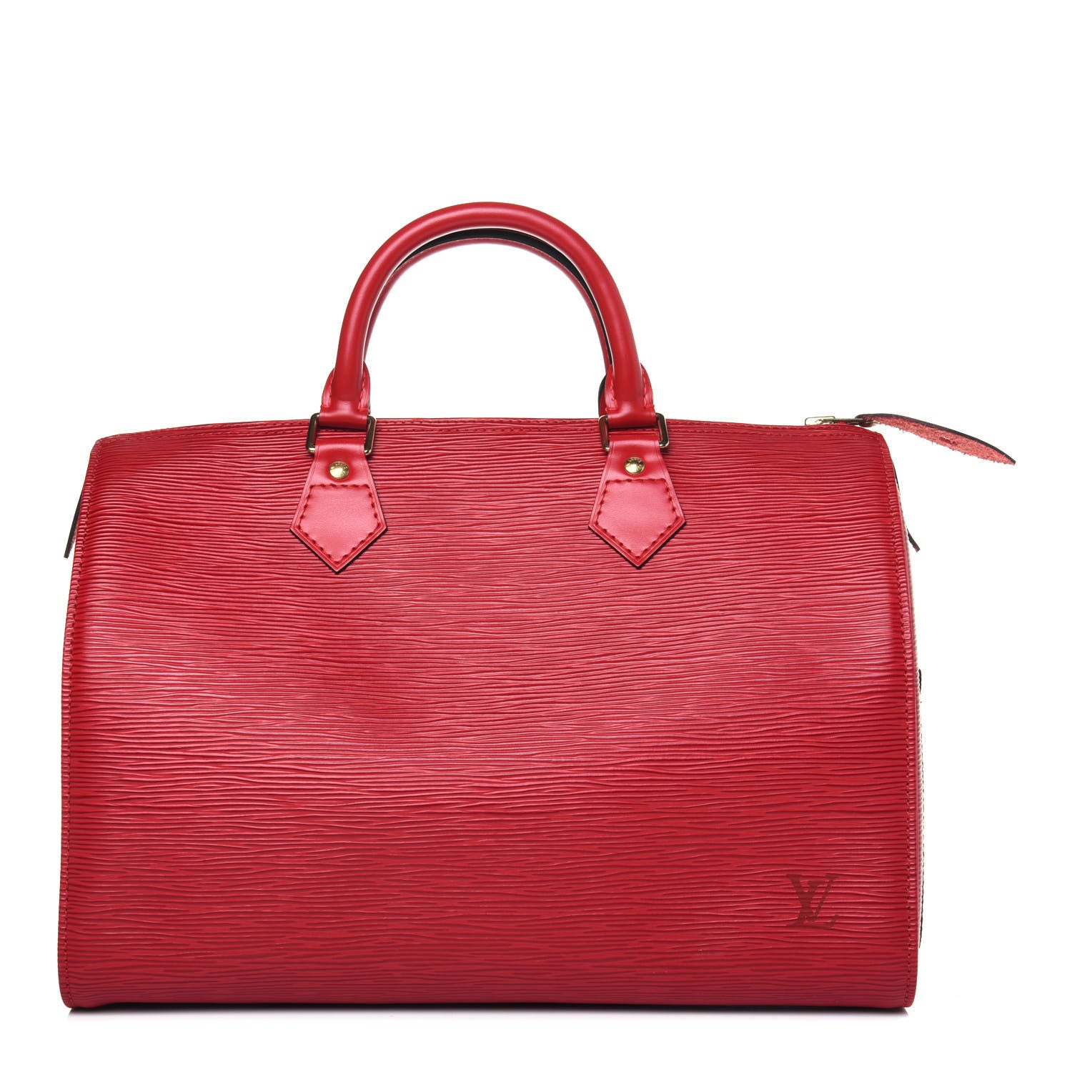 Louis Vuitton Epi Speedy 30 Castillan Red 1 of 11